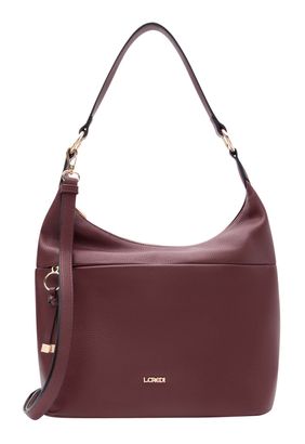 L.CREDI Maite Hobo Bag Wine