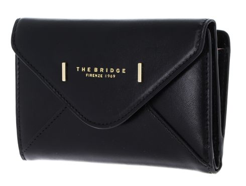THE BRIDGE Frida Medium Wallet - Base 56 D Nero / Oro