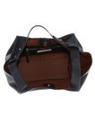 COCCINELLE Beat Shopping Double Grainy Leather Handbag S Noir / Cognac COCCINELLE Beat Shopping Double Grainy Leather Handbag S Noir / Cognac