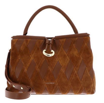 COCCINELLE Elisbet N.Geo.Pat Handbag Cognac / Cognac
