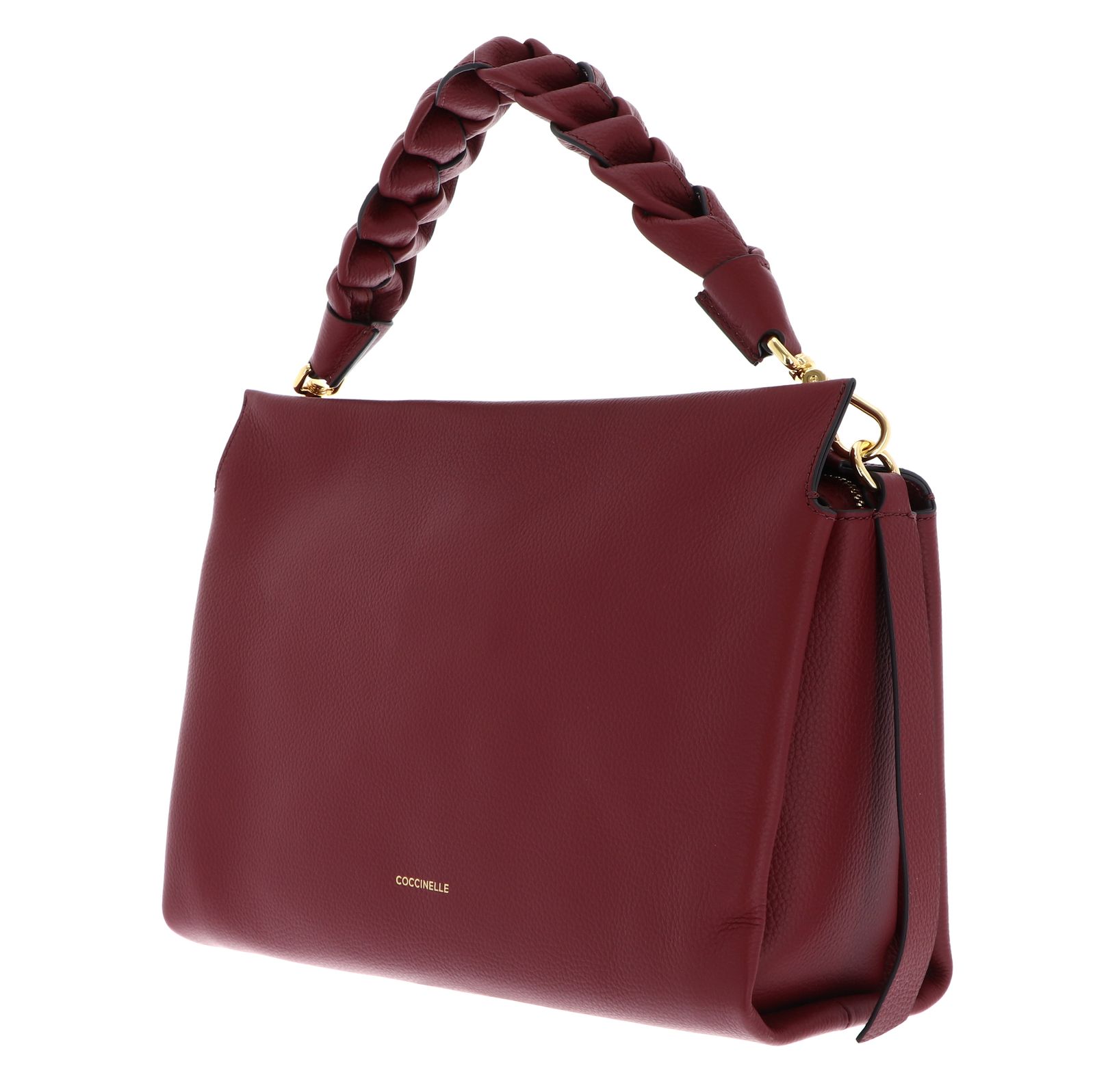 COCCINELLE Boheme Grana Double Hand Bag Ribes / Prune COCCINELLE Boheme Grana Double Hand Bag Ribes / Prune