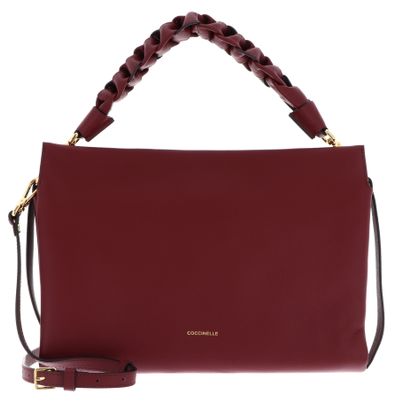 COCCINELLE Boheme Grana Double Hand Bag Ribes / Prune