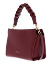 COCCINELLE Boheme Grana Double Crossbody Double Grainy Leather Ribes / Prune
