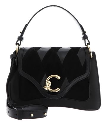 COCCINELLE C-Me N.Geo.Pat Handbag Noir / Noir