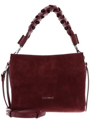 COCCINELLE Boheme Handbag Suede Grainy Leather Ribes / Ribes