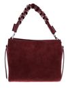 COCCINELLE Boheme Handbag Suede Grainy Leather Ribes / Ribes COCCINELLE Boheme Handbag Suede Grainy Leather Ribes / Ribes