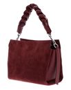 COCCINELLE Boheme Handbag Suede Grainy Leather Ribes / Ribes COCCINELLE Boheme Handbag Suede Grainy Leather Ribes / Ribes