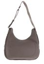 COCCINELLE Raquel Handbag Double Grainy Leather S Warm Taupe / Rosette