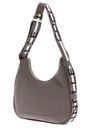 COCCINELLE Raquel Handbag Double Grainy Leather S Warm Taupe / Rosette