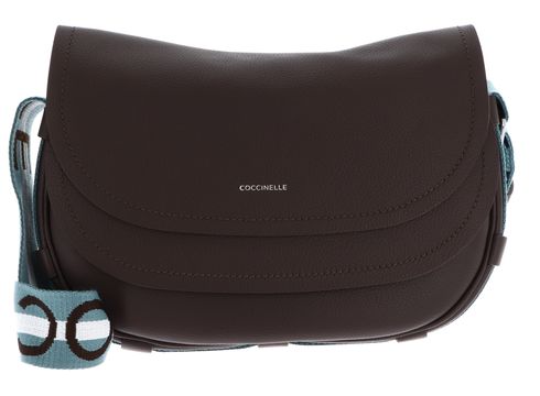COCCINELLE Raquel Crossbody Bag Brunette / Arctic Blue