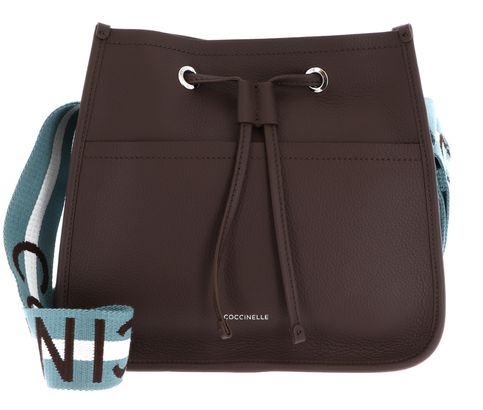 COCCINELLE Raquel Crossbody Bag Brunette / Arctic Blue