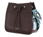 COCCINELLE Raquel Crossbody Bag Brunette / Arctic Blue COCCINELLE Raquel Crossbody Bag Brunette / Arctic Blue