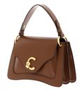 COCCINELLE C-Me Calf Cock Handbag S Cognac