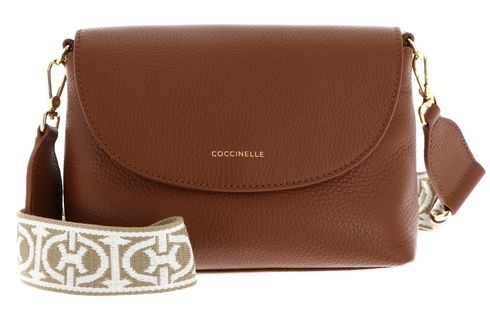 COCCINELLE Paulina Mini Crossbody Bag S Cognac