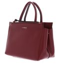 COCCINELLE Arlettis Signature Handbag Grained Leather Ribes COCCINELLE Arlettis Signature Handbag Grained Leather Ribes