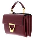 COCCINELLE Arlettis Signature Handbag Grained Leather Ribes COCCINELLE Arlettis Signature Handbag Grained Leather Ribes