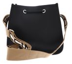 COCCINELLE Raquel Crossbody Bag Noir / Cognac COCCINELLE Raquel Crossbody Bag Noir / Cognac