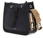 COCCINELLE Raquel Crossbody Bag Noir / Cognac COCCINELLE Raquel Crossbody Bag Noir / Cognac