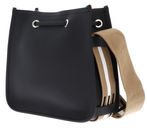 COCCINELLE Raquel Crossbody Bag Noir / Cognac COCCINELLE Raquel Crossbody Bag Noir / Cognac