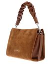 COCCINELLE Boheme Handbag Suede Grainy Leather Cognac / Cognac COCCINELLE Boheme Handbag Suede Grainy Leather Cognac / Cognac