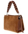 COCCINELLE Boheme Handbag Suede Grainy Leather Cognac / Cognac COCCINELLE Boheme Handbag Suede Grainy Leather Cognac / Cognac