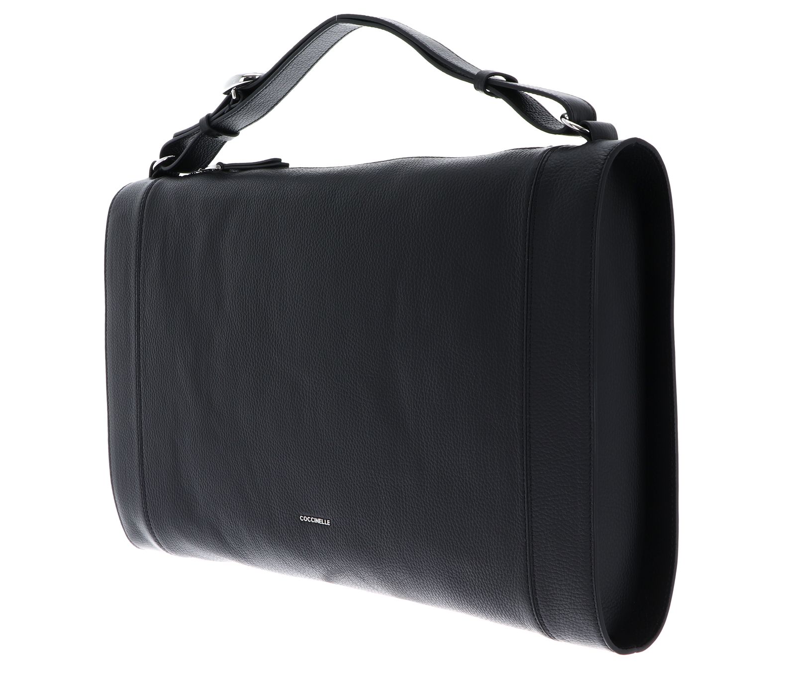 COCCINELLE Elinor Handbag Grained Leather Noir COCCINELLE Elinor Handbag Grained Leather Noir