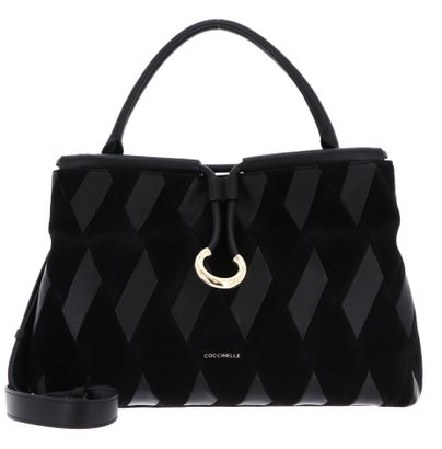 COCCINELLE Elisbet N.Geo.Pat Handbag Noir / Noir
