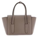 COCCINELLE Double Beat Grained Leather Handbag Warm Taupe COCCINELLE Double Beat Grained Leather Handbag Warm Taupe