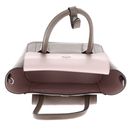 COCCINELLE Double Beat Grained Leather Handbag Warm Taupe COCCINELLE Double Beat Grained Leather Handbag Warm Taupe