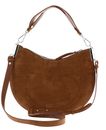 COCCINELLE Sunup Handbag Suede Leather Cognac COCCINELLE Sunup Handbag Suede Leather Cognac