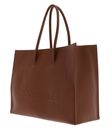 COCCINELLE Maxi Log Handbag Grained Leather Cognac COCCINELLE Maxi Log Handbag Grained Leather Cognac