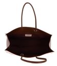 COCCINELLE Maxi Log Handbag Grained Leather Cognac COCCINELLE Maxi Log Handbag Grained Leather Cognac