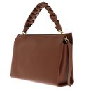 COCCINELLE Boheme Grana Double Hand Bag Cognac / Noir