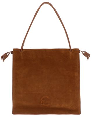 COCCINELLE Dulse Suede Shoulderbag Cognac / Cognac
