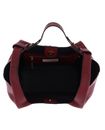 COCCINELLE Beat Shopping Double Grainy Leather Handbag S Ribes / Prune COCCINELLE Beat Shopping Double Grainy Leather Handbag S Ribes / Prune