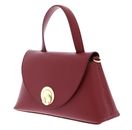 COCCINELLE Nikla Handbag Double Grainy Leather Ribes / Prune COCCINELLE Nikla Handbag Double Grainy Leather Ribes / Prune
