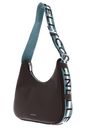 COCCINELLE Raquel Handbag Double Grainy Leather S Brunette / Arctic Blue