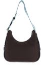 COCCINELLE Raquel Handbag Double Grainy Leather S Brunette / Arctic Blue