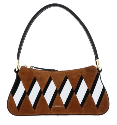 COCCINELLE Lisbet N.G.Patc Handbag Multi Cognac / Noir