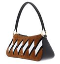 COCCINELLE Lisbet N.G.Patc Handbag Multi Cognac / Noir