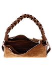 COCCINELLE Suede Bimaterial Shoulderbag Cognac / Cognac