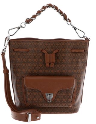 COCCINELLE Beat Gen.Co.Mo Bucket Bag Multi Cognac / Cognac COCCINELLE Beat Gen.Co.Mo Bucket Bag Multi Cognac / Cognac
