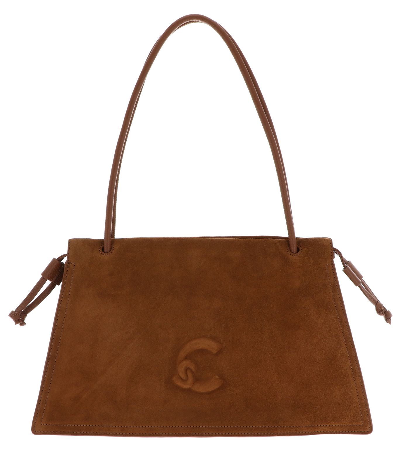 COCCINELLE Dulse Suede Shoulderbag Cognac / Cognac