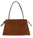COCCINELLE Dulse Suede Shoulderbag Cognac / Cognac COCCINELLE Dulse Suede Shoulderbag Cognac / Cognac