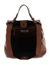 COCCINELLE Beat Shopping Double Grainy Leather Handbag S Cognac / Noir COCCINELLE Beat Shopping Double Grainy Leather Handbag S Cognac / Noir