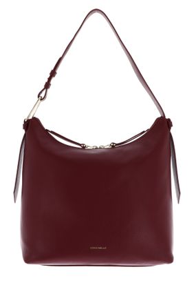 COCCINELLE Malory Handbag Grained Leather Ribes