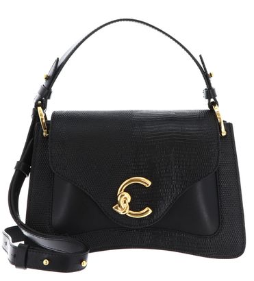 COCCINELLE C-Me Bimaterial Handbag Noir / Noir