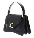 COCCINELLE C-Me Bimaterial Handbag Noir / Noir COCCINELLE C-Me Bimaterial Handbag Noir / Noir