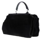 COCCINELLE Arlettis Synthetic Fur Handbag Noir / Noir COCCINELLE Arlettis Synthetic Fur Handbag Noir / Noir