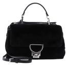 COCCINELLE Arlettis Synthetic Fur Handbag Noir / Noir COCCINELLE Arlettis Synthetic Fur Handbag Noir / Noir